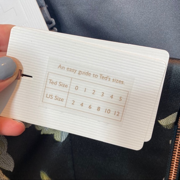 NEW Ted Baker Floral Jacquard Midi Dress - Picture 10 of 16